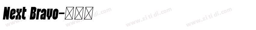 Next Bravo字体转换